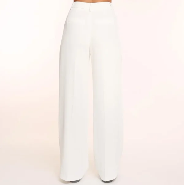 White Wide-Pantalon<Olivia & Kate New