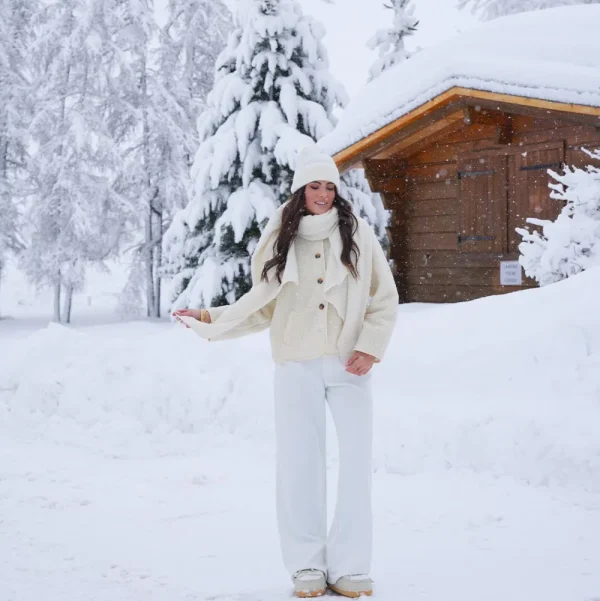 White Wide-Pantalon<Olivia & Kate New