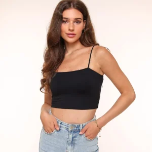 Zwarte Basic Bandeau-Top<Olivia & Kate Cheap